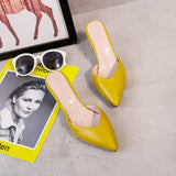 2026 Spring New With Fine And Pointed Fashion Korean Version Of The Willow Nail Comfortable Women's Cool Slippers HZ0115