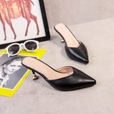 2026 Spring New With Fine And Pointed Fashion Korean Version Of The Willow Nail Comfortable Women's Cool Slippers HZ0115