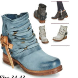 Autumn And Winter New Fashion Personality Low And Large Code Short Boots New HZ0115