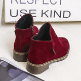 Women's Shoes 2025 Autumn And Winter New Frosted Women's Boots Short Boots British Martin Boots Women Fashion Thick And Thick Bottom Tide Cotton Boots HZ0115