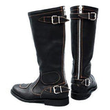 New Men's Large-Size Locomotive Boots High-Size Wish Large-Size Knight Boots Buckle Men's Boots HZ0115