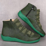 New Women's Boots 2025 Autumn And Winter Large-Size Leisure Short Boots Women's Boots Flat Bottom Women's Boots HZ0115