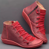 New Women's Boots 2025 Autumn And Winter Large-Size Leisure Short Boots Women's Boots Flat Bottom Women's Boots HZ0115