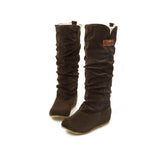 New Spring And Autumn Black Boots Co., White Cotton Cotton Cicking Lace Mill Lady Single Boots Size 4546 Yards HZ0115