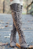 2025 Autumn And Winter New Women's Shoes Fashion Boots Wish Hot Long Cylinder Rivets HZ0115