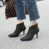 Wish 2025 Autumn And Winter New Products Listed Women's High-Heeling And Low-Heeling Boots HZ0115