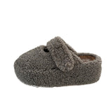 Thick Bottom Plus Velvet Head Wool Cotton Shoes Women 2025 Winter New Lamb Velvet Outside To Keep Warm Velocese Cotton Slippers HZ0115