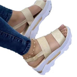 2025 New Summer Code With Sweet Wind Slope And Sandals Woman HZ0115