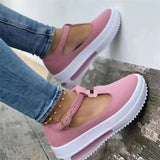 Large-Size 2025 Summer New Fashion Round Head Shakes The Bottom Of The Women's Sports Wind-Thick-Soled Sandals HZ0115