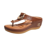 Clip-O-Female Sandals New Slope And BB Cool Slippers Women's Beach Toe Summer Women's Shoes HZ0115