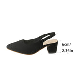 2025 New Denim Back High Heel Shoes Sharp Head Light Single Shoes Fine Heel Head Large Size Sandals Women HZ0115