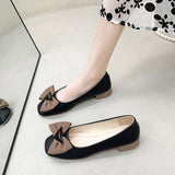 Square Single-Shoe Women's One-Legged Shallow Women's Shoes 2025 Autumn New Evening Wind French Bow Bean Shoes HZ0115