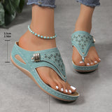 Large-Size Women's Shoes Casual Women's Slippers 2025 New Flat Bottoms Toe Slope And Comfortable Solid Sandals Women HZ0115