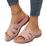 Lightweight Polyurethane Sole Slippers Women's 2025 Summer New Large-Size Women's Cool Drag Slopes And Women's Shoes HZ0115