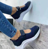 New Casual Single-Shoe Women 2025 Summer New Slope And Magic Stick Casual Large Size Sports Women's Shoes HZ0115