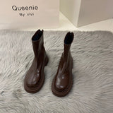 White Skinny Martin Boots Children's Shoes 2025 Summer Small Ankle Boots Spring And Autumn Winter Boots Single Boots HZ0115