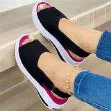 2025 New Fish Mouth Flat Beach Low-Top Women's Sandals Black Shallow Single Shoes HZ0115