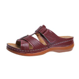 Large-Size Women's Slippers In The Summer Of 2025 New Slope And Flat Bottom With The Toe 35 -44 Yards Women's Slippers HZ0115