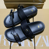 ZAJ2025 Spring New Women's Shoes Round Head Flat Shoes Black Buckle Breathable Round Head Fashion Flat Bottom HZ0115