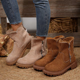 In The Winter Of 2025, The New Snow Boots Woman And The Woman With Velvet Thicken And Warm Fashion Casual Cotton Shoes HZ0115