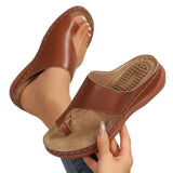 2025 Summer New Leisure Large-Size Coat Toe Slope And Beach Women's Slippers Outside Wearing Cold Slippers HZ0115