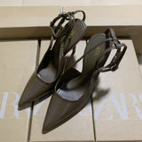 ZA New Spring 2025 On The New Fashion Temperament High-End Single Shoe Tip Light Luxury Style Point-In-Point Single Shoe Niche HZ0115