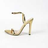 Women With Cross Ankles With Round Head Slender Sandals Fashion Party High Heels HZ0115