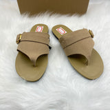 ZA Home 2025 New Word-Word Sandals Women's New Large-Size Loose Cake Soles Casual Toe Shoes HZ0115