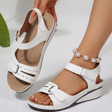 2025 Summer New Retro Women's Sandals Car Line Hole Shoes Large-Size Round Head And Comfortable Sandals Women HZ0115