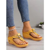 Women's Shoes 2025 Summer New Beach Clip Slope And Cool Slippers Women's Women's Sandals HZ0115