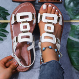 Flat-Soled Sandals Comfortable And Casual Large-Size HZ0115