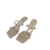 2025 New Summer Wear Cool Drag High Heel Sandals French High-End Water-Drilled Slippers Fairy Shoes HZ0115