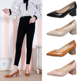 Women's Shoes 2025 New Autumn Korean Version Of The Pointed-Headed Single Shoes Women's Thick Heel Sexy High Heels Professional Shoes HZ0115