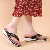 2025 New Sandals Women Metal Buckle Beach Net Red Flipper Women Summer Slope And Large Size Women Slippers HZ0115