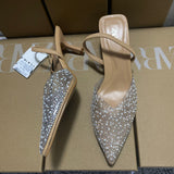 ZA Home 2025 New Spring New Transparent Pearl Water Drill Hot Shoes Fairy Wind Tip Fine Half Bag Head HZ0115