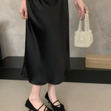 French Retro Velvet Face Tip Fine Heel Mary Jane Single Shoe Woman 2025 New Commuter Kitten Heels High Heels HZ0115