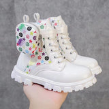 Boy And Girl Baby Fashion Pocket Martin Boots 2025 New Cute Round Head Side Zipper Short Fashion Boots HZ0115