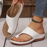2025 Summer New Leisure Large-Size Coat Toe Slope And Beach Women's Slippers Outside Wearing Cold Slippers HZ0115