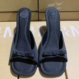 ZA Home 2025 New Women's Shoes Low Heel Temperament High Heels Black Baotou Behind Tripling Single Shoes HZ0115