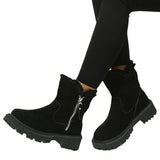 Large-Size Snow Boots Women's 2025 Winter New Velvet Women's Shoes To Keep Warm Boots HZ0115