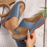 2025 Summer New Leisure Large-Size Coat Toe Slope And Beach Women's Slippers Outside Wearing Cold Slippers HZ0115