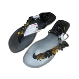 ZA2025 New Beautiful Jacket Sandals Women's Shoes Net Red The Same Grape Metal Buckle Silver Pin Roman Shoes HZ0115