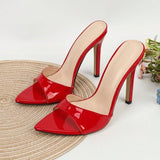2025 Summer New Thin And Slippers Women Wear Toe-Word Drag Fashion High And Cool Drag HZ0115