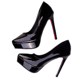 12 Cm Waterproof Table High Heels Hate The Sky High-Shoe Single Shoes 2025 Super Fire Small Shoes Children Show High HZ0115