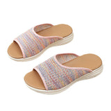2025 Summer New Large Fashion Comfortable Slope With Leisure Beach Cool Slippers Women HZ0115