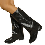 New Pointed Thick And Folded Fashion Boots Femininity Maillard Comfortable Sleeves Thin Women's Boots HZ0115