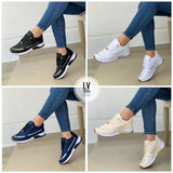 New Coloring In Autumn 2025 Thick Soles Light And Casual Single Shoes Cross-Lace Casual Sneakers Single Shoes HZ0115