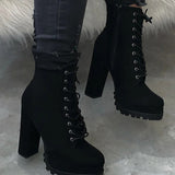 Wish New Autumn And Winter 2025 New Products Super High And 40-43 Large-Size Frosted Low Boots HZ0115