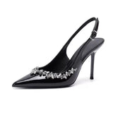 Fashion Bag Head Sandals 2025 Summer New Wear Bag Head After The Empty Water Drill Beautiful Heel High Heels Women HZ0115