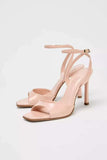 ZA2025 New Niche Leather Cat With Exposed Toe Sandals Women French Retro Simple Thin Tie Shoes HZ0115